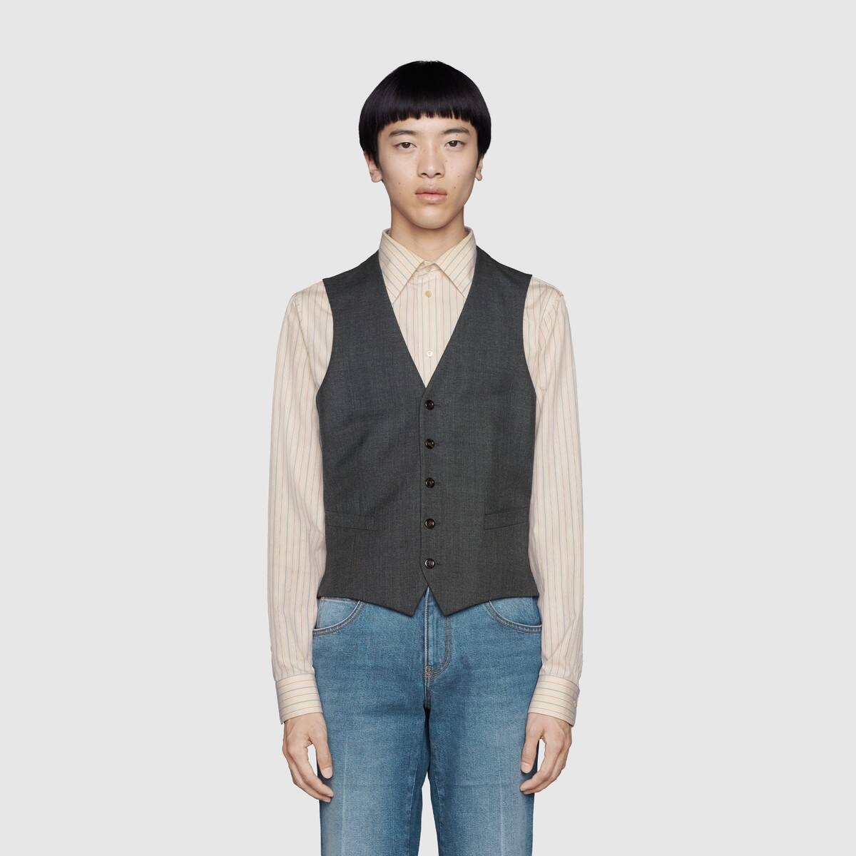 Wool formal vest - 3