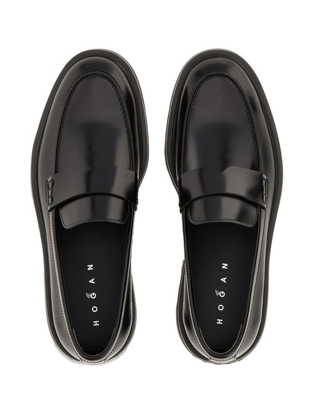 round-toe loafers - 4