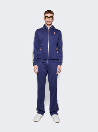 CASABLANCA Laurel Track Pants Navy outlook