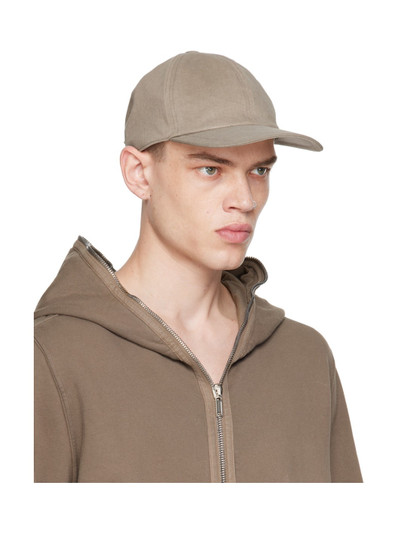 Rick Owens DRKSHDW Taupe Overdyed Foil Cap outlook