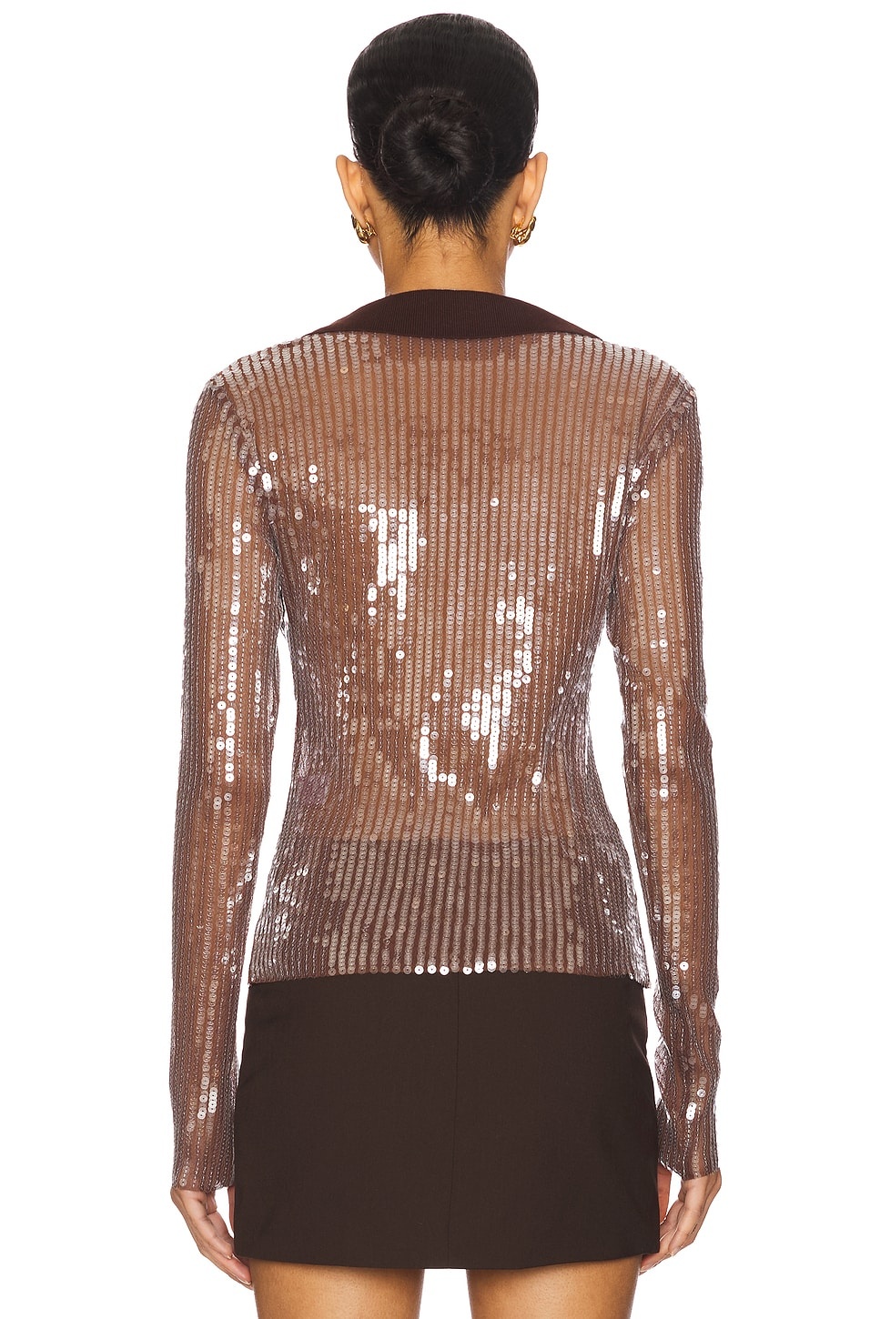 Sequin Polo Top - 3