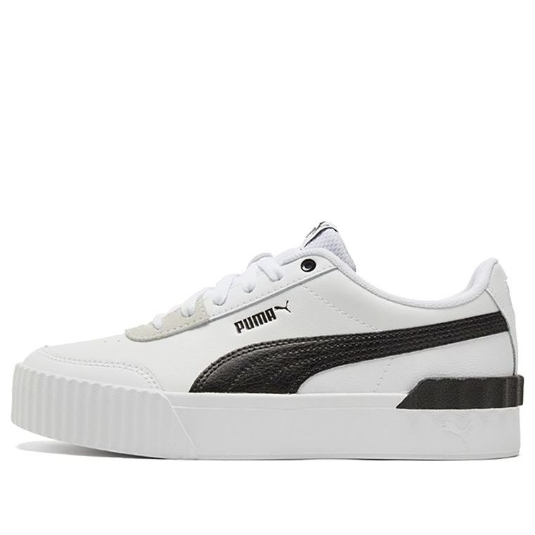 (WMNS) PUMA Carina Lift Shoes Black/White/Grey 373031-16 - 1