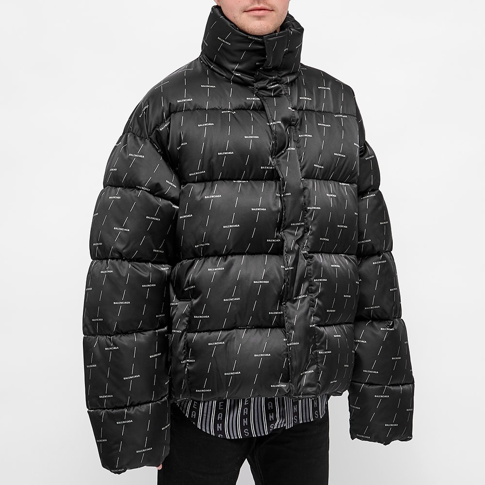 Balenciaga Diagonal Logo Puffer Jacket - 6