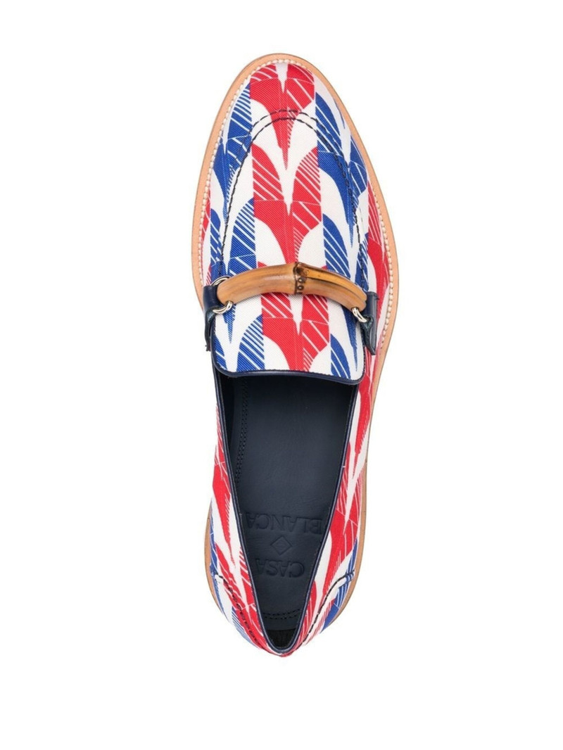 abstract-print Envelope loafers 4