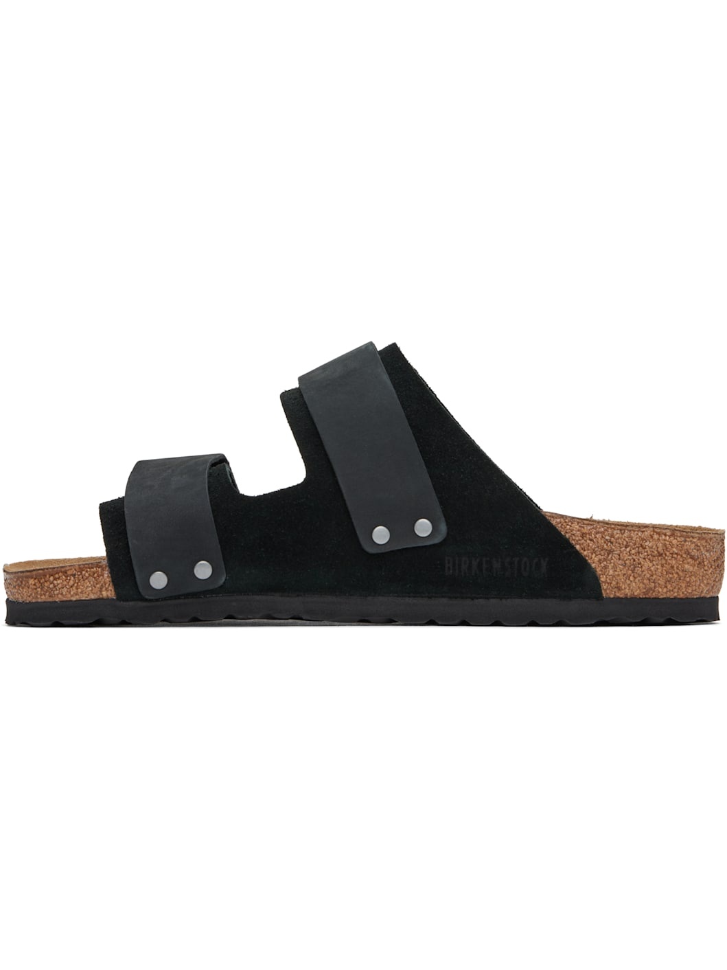 Black Narrow Uji Sandals - 3