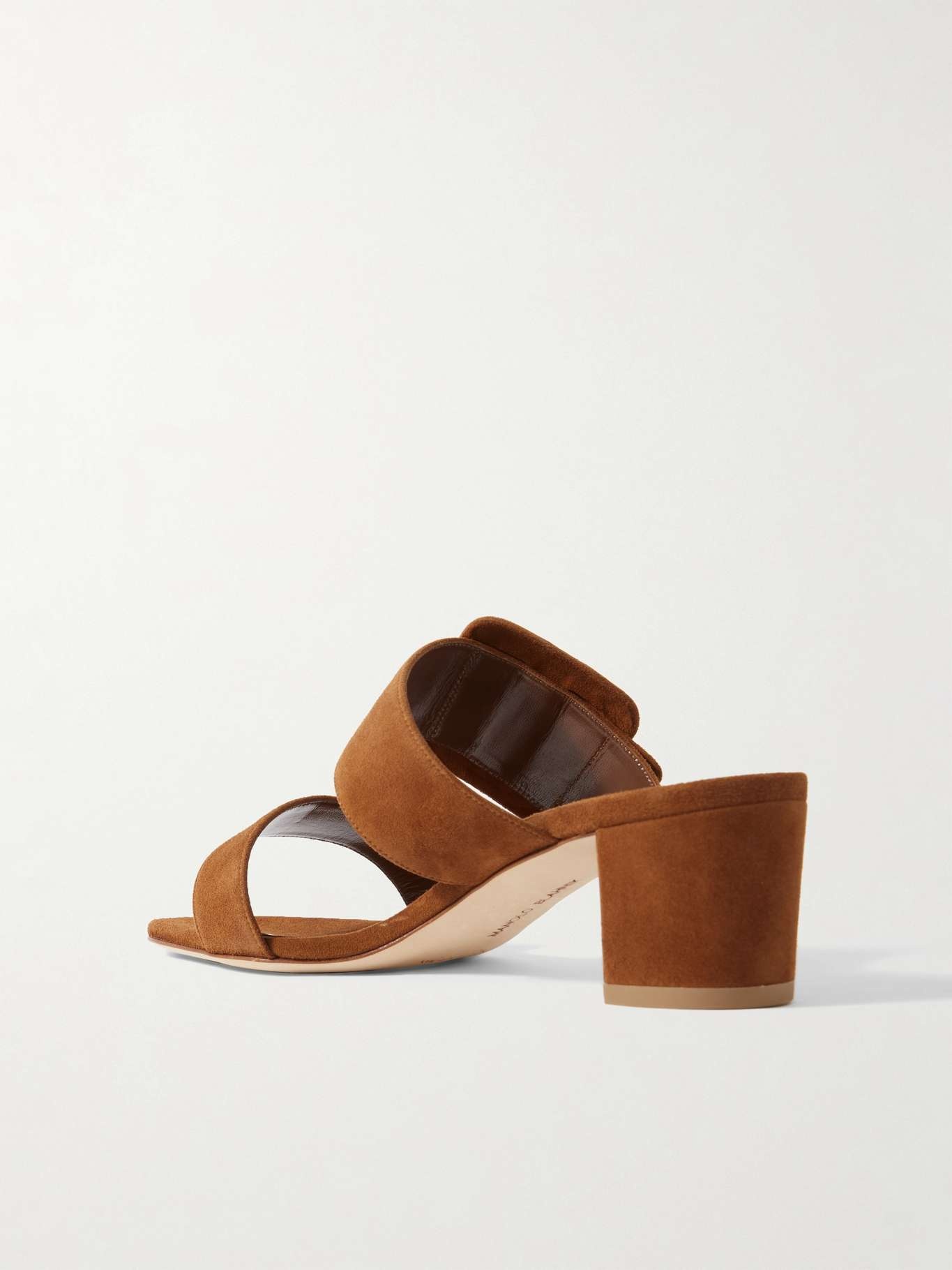 Titubanew 50 buckled suede sandals - 3