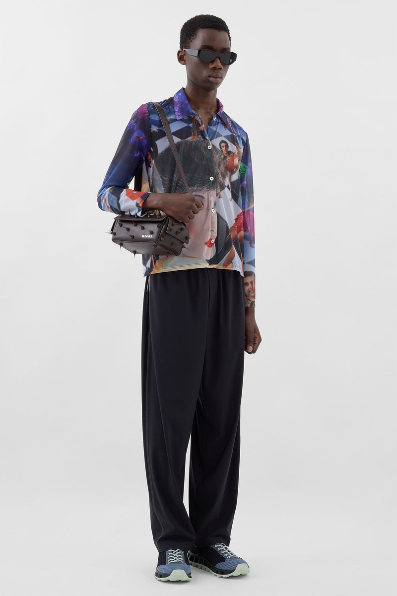 SHEER ORGANZA SHIRT / Brigitte print 4