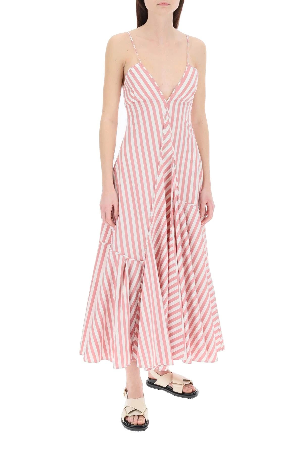 STRIPED COTTON DRESS - 2