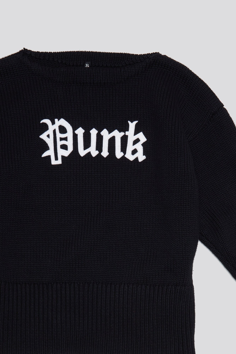 SHRUNKEN PUNK SWEATER - GOTHIC BLACK 8