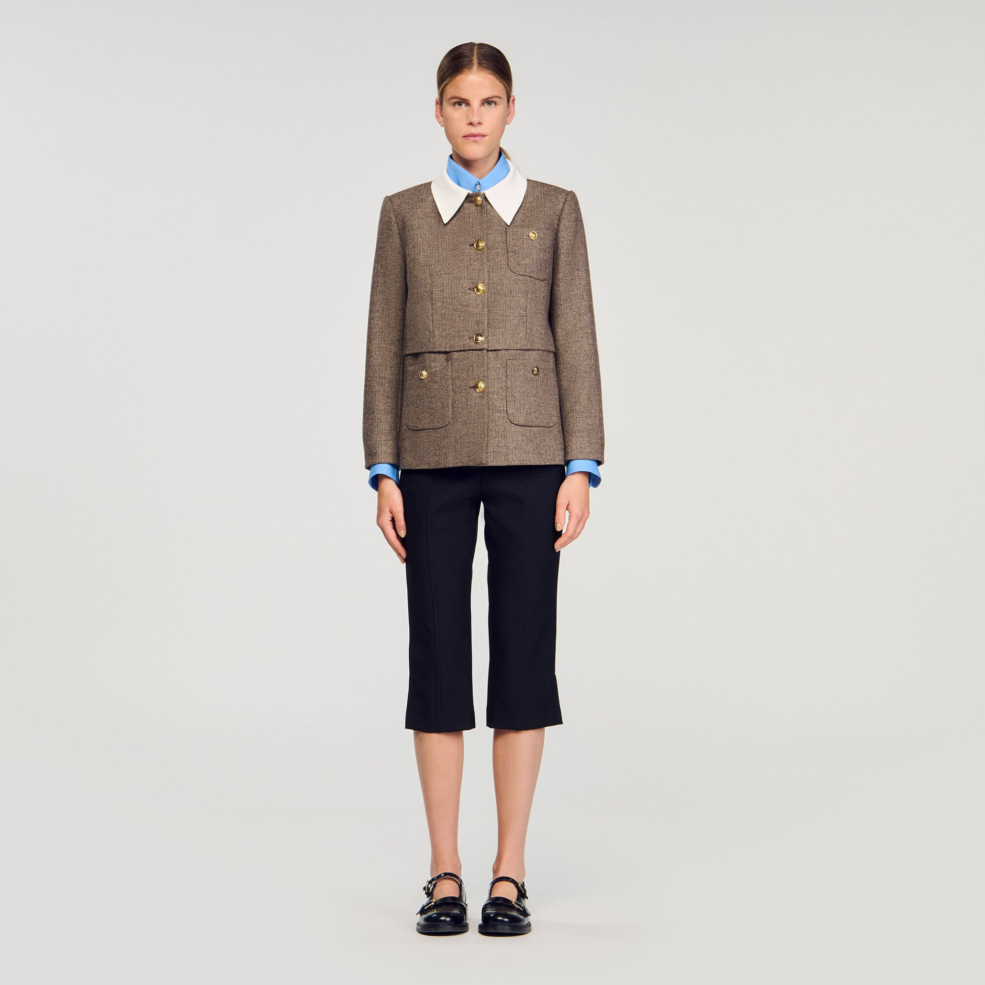 HOUNDSTOOTH SUIT JACKET - 2