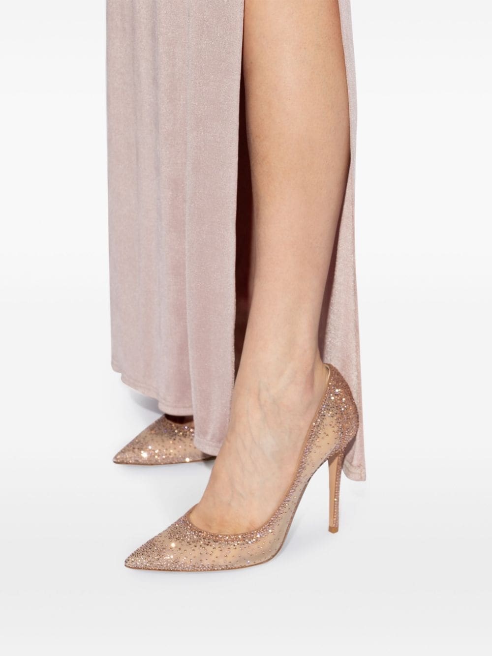 Rania 100mm leather pumps - 4