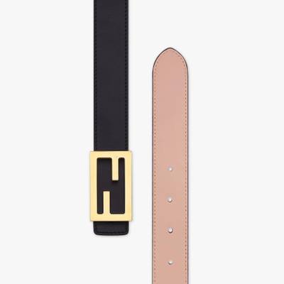 FENDI Black leather belt outlook