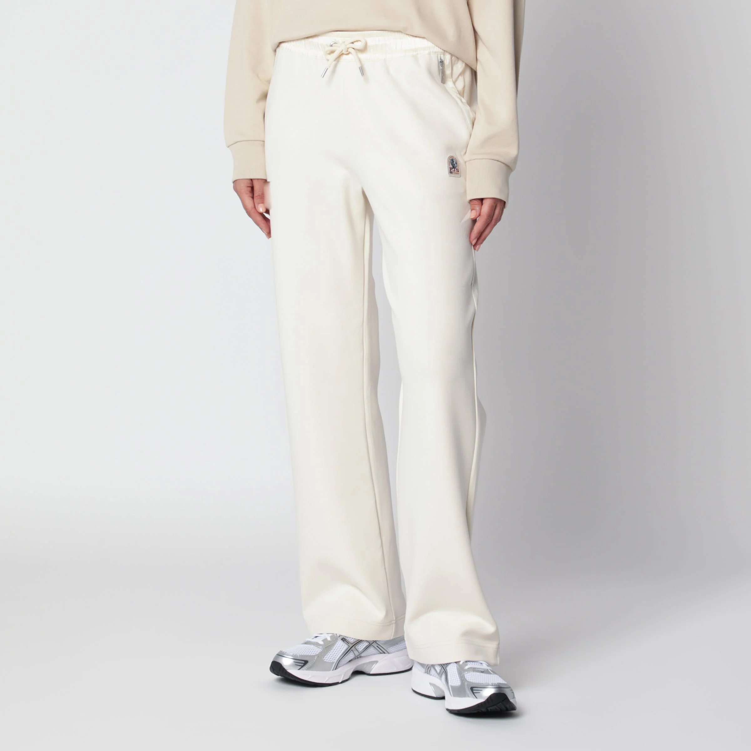 Ivory jogging trousers - 1