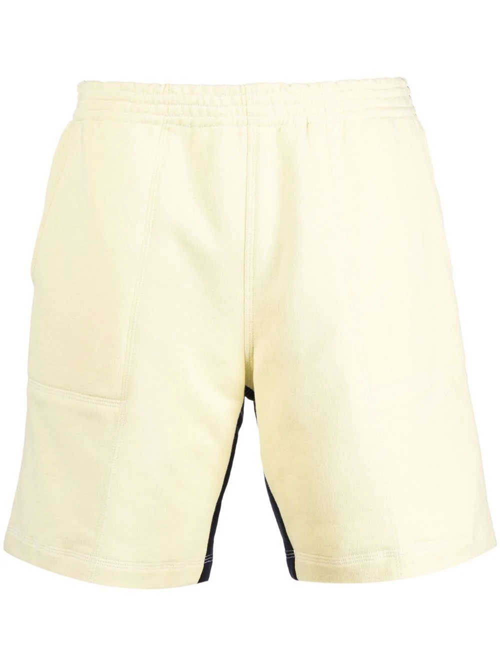 two-tone colour-block shorts - 1