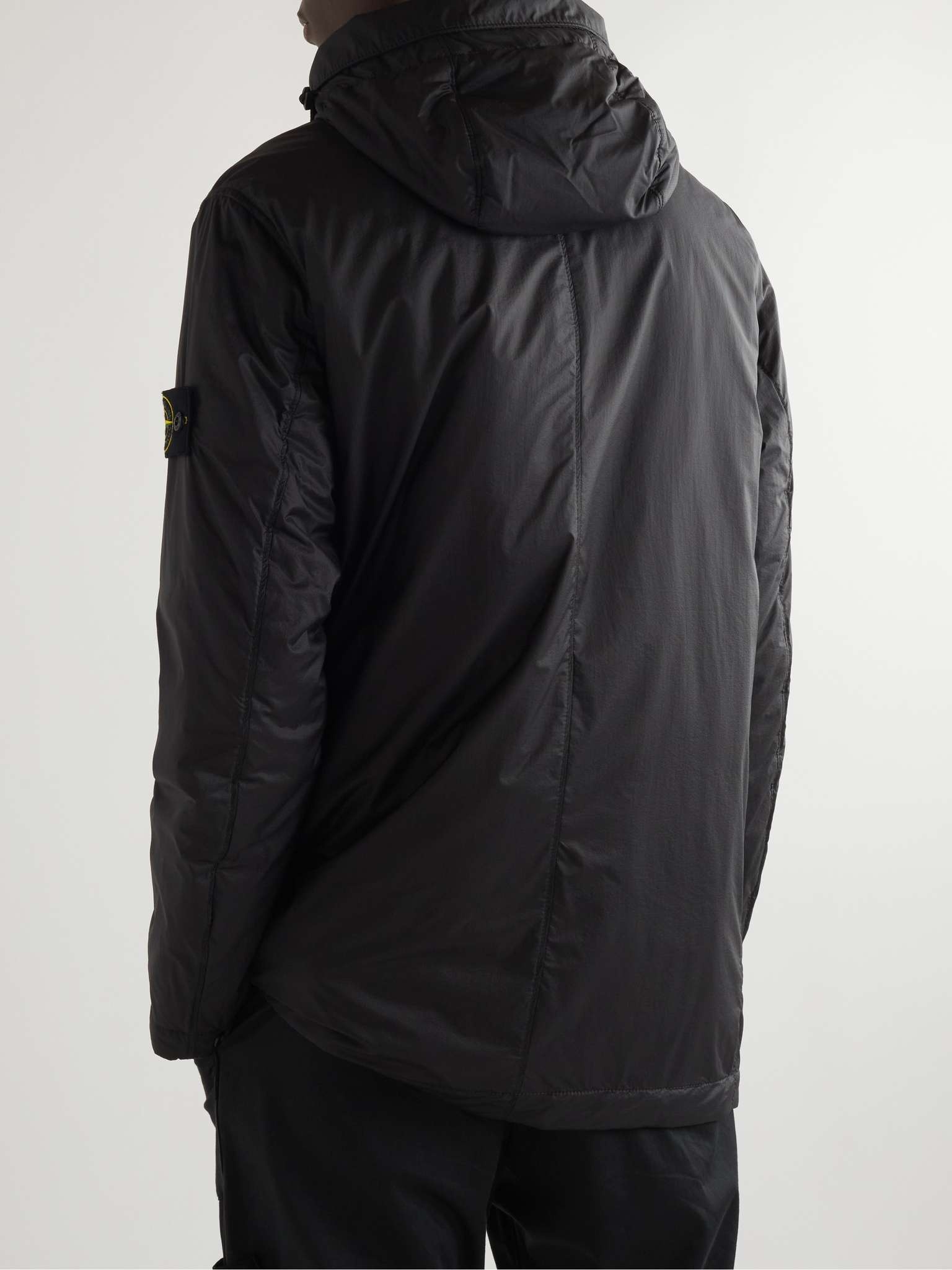 Logo-Appliquéd Shell Hooded Parka - 4