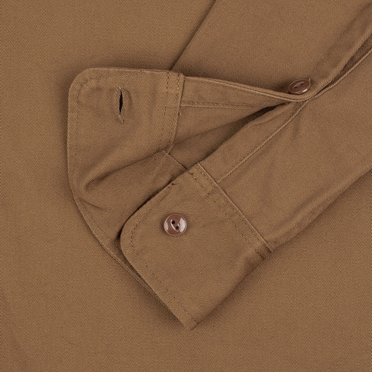 7oz Chino Work Shirt - Brown - 10