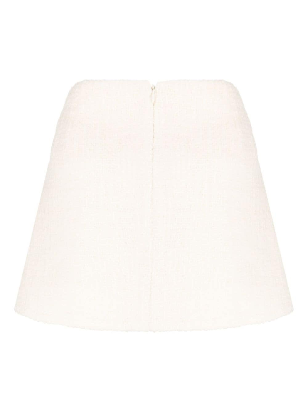 A-line wool-blend miniskirt - 2