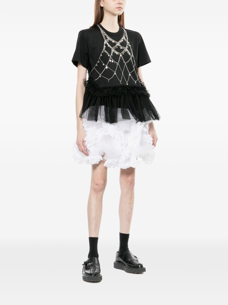 Noir Kei Ninomiya ruffled T-shirt outlook