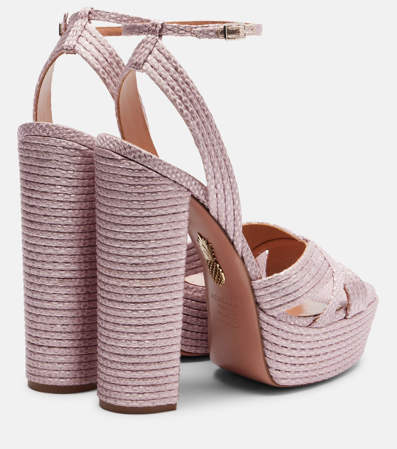 AQUAZZURA Sundance Plateau platform sandals outlook
