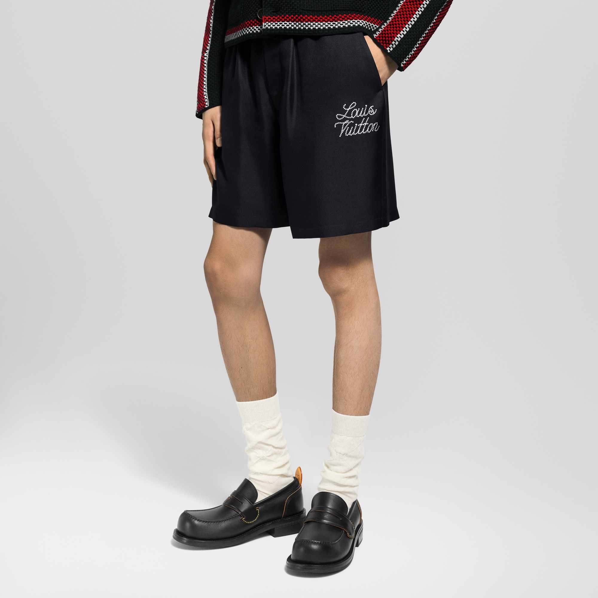 Printed Signature Silk Shorts - 2
