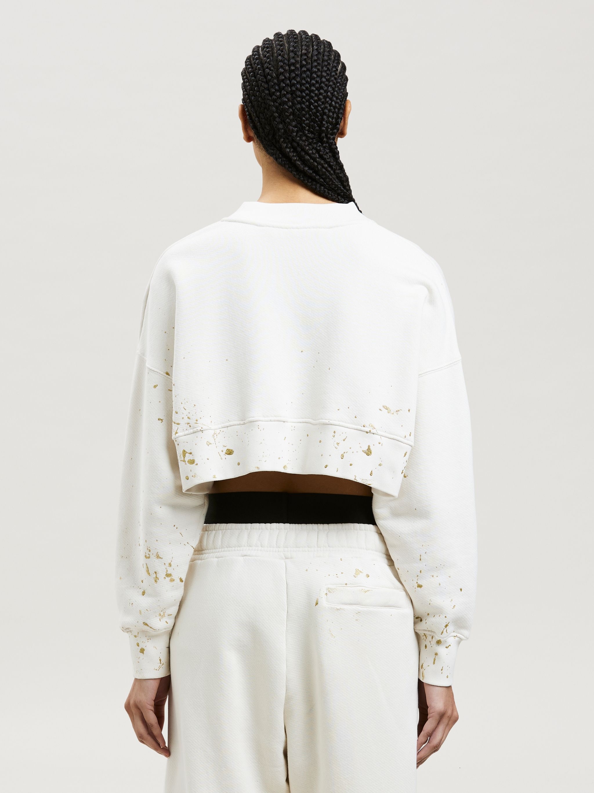 PXP PAINTED CROPPED SWEATSHIRT - 5