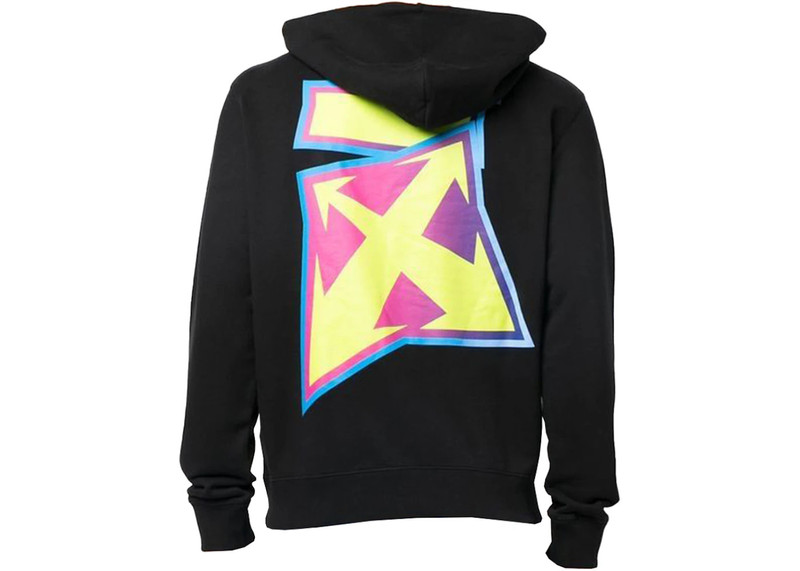 Off-White OFF-WHITE Degrade Thund Skate Arrows Hoodie Black/Multi outlook