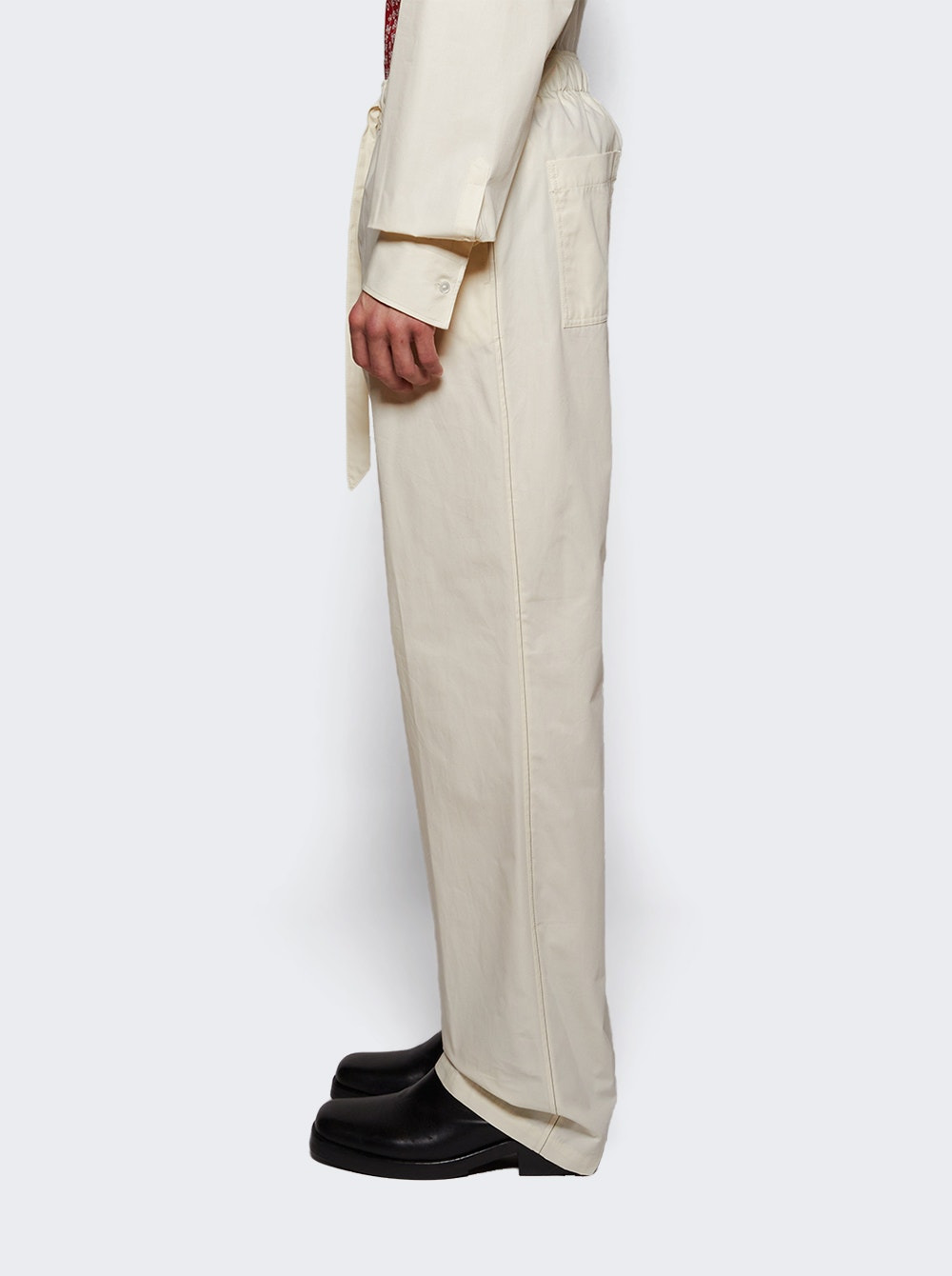 Cotton Pants Off White - 3