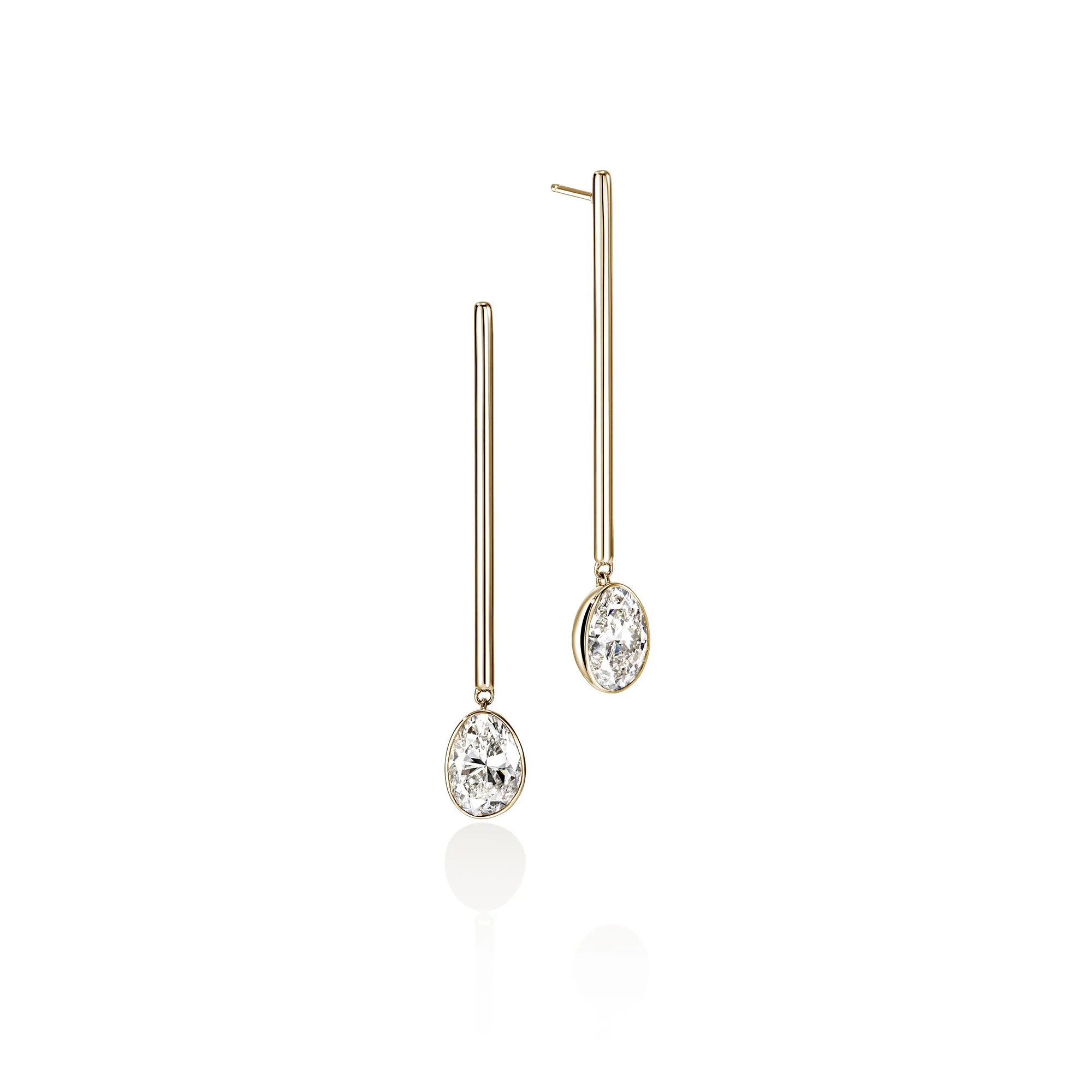 JH Lovestruck™ Drop Earrings, Gold, Diamonds, 5.0TCW - 1