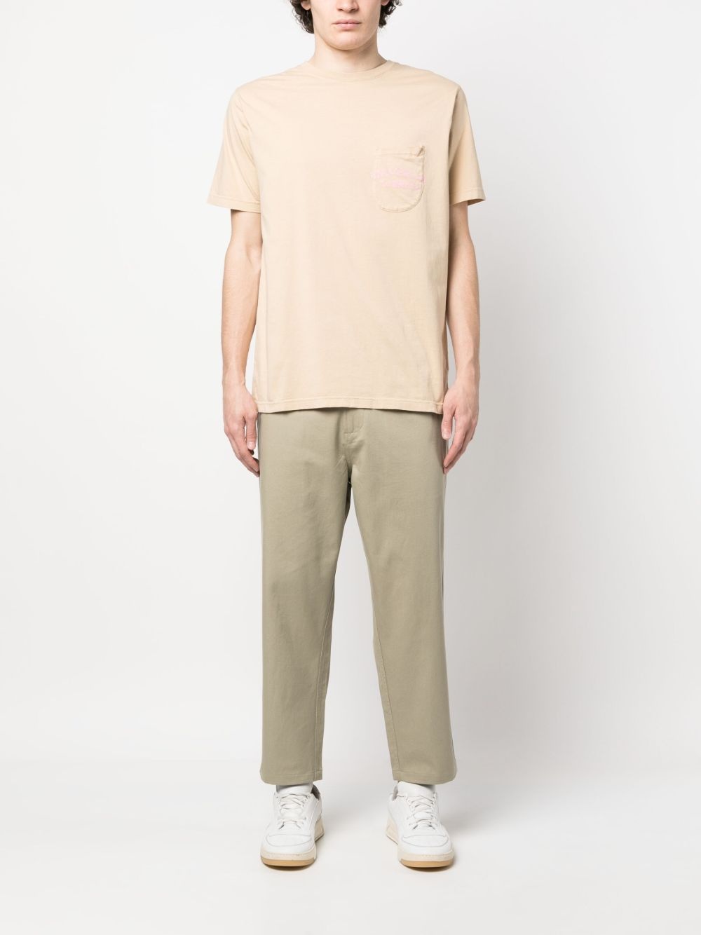 drawstring straight trousers - 2
