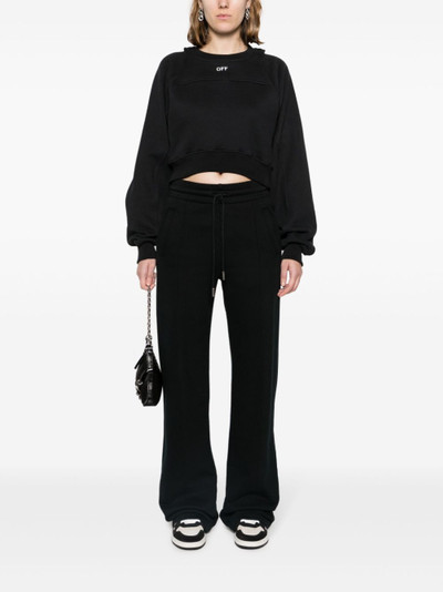 Off-White cropped layered sweatshirt outlook