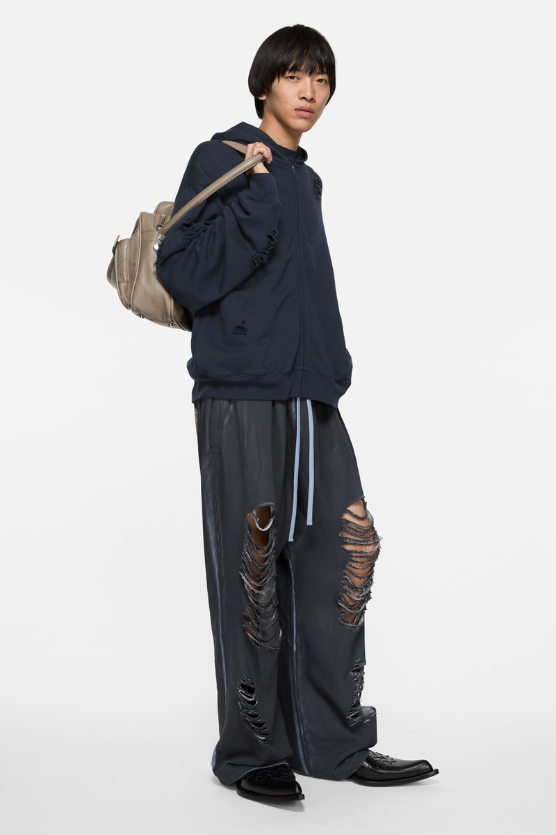 Acne Studios Hooded zipper sweater - Dark navy outlook