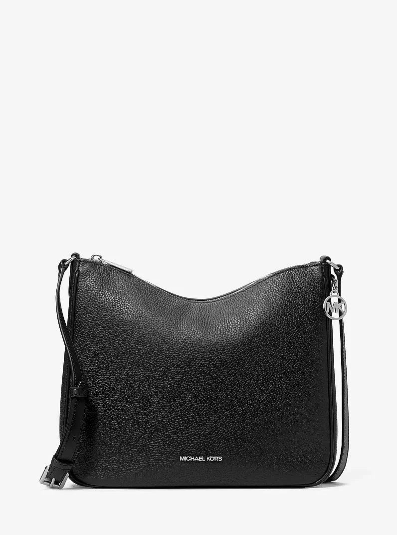 Nayla Medium Pebbled Leather Messenger Bag - 1
