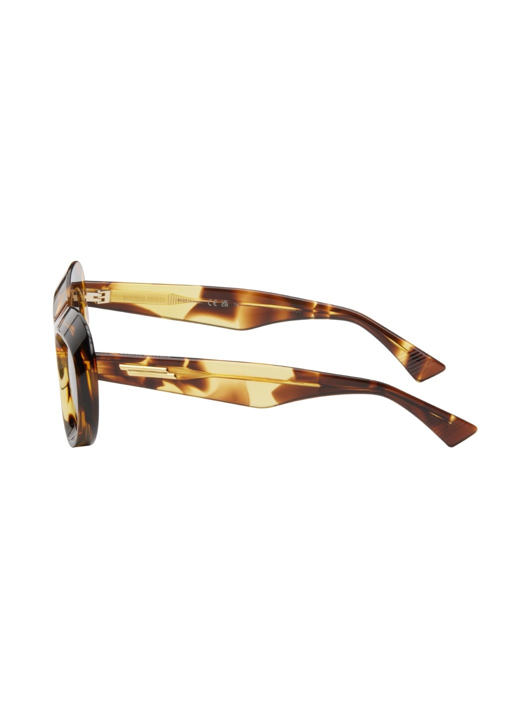 Tortoiseshell Scoop Round Acetate Sunglasses - 3