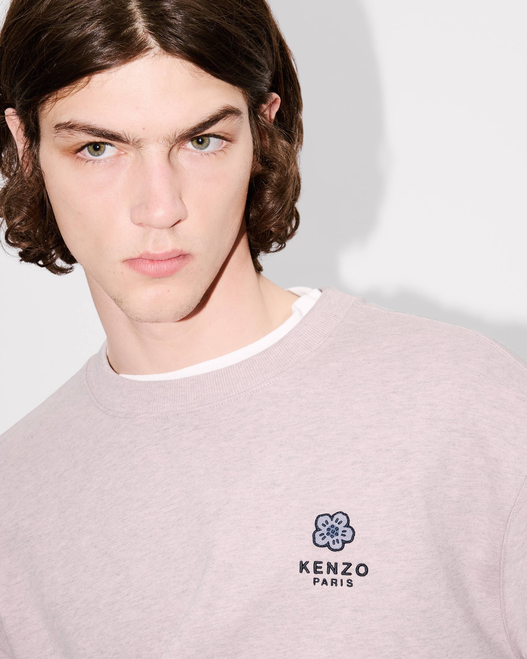 'Boke Flower' embroidered sweatshirt in cotton - 6