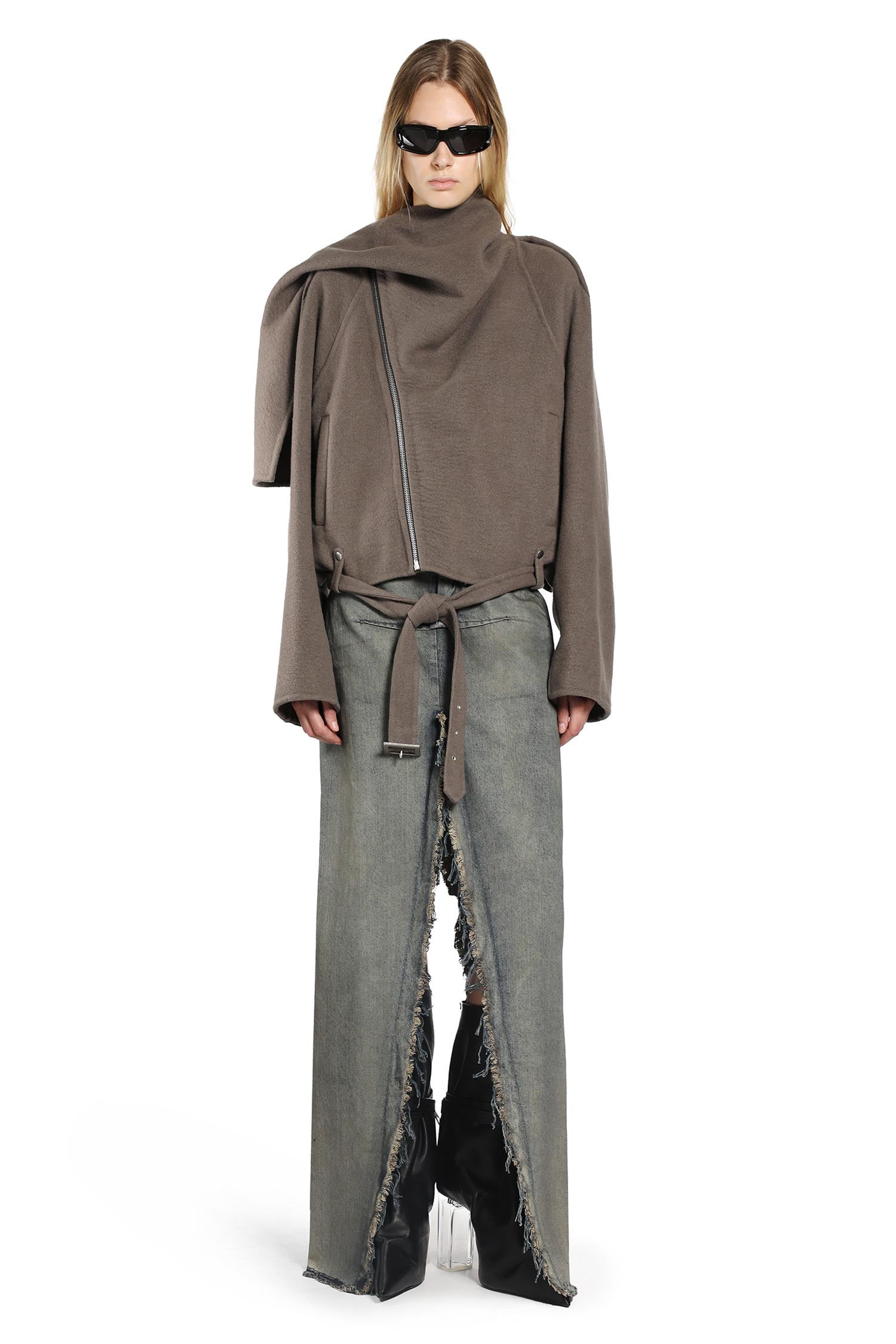 Rick Owens Woman Black Jackets - 5