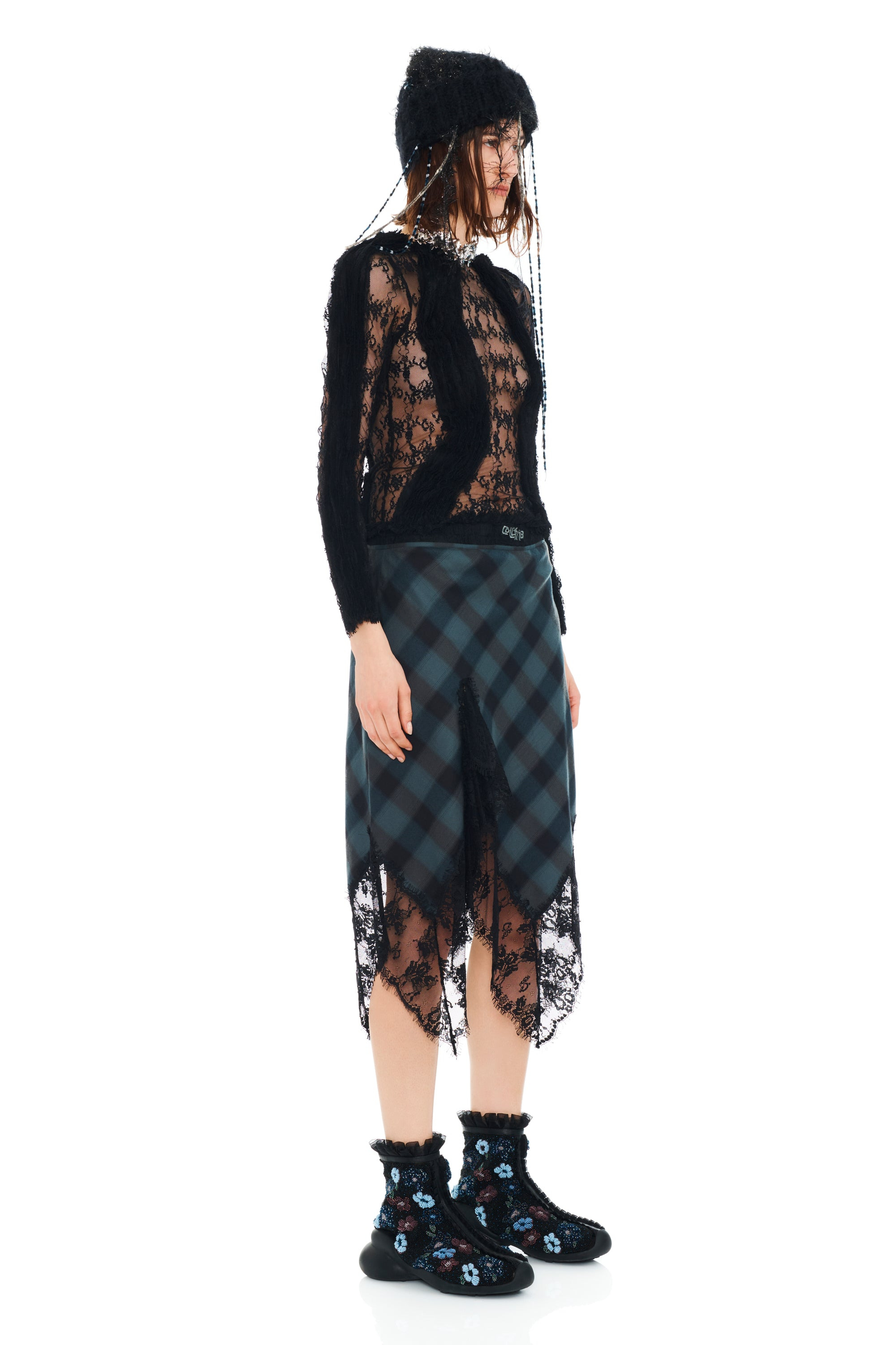 DISCO PLAID WINTER HAT - 4