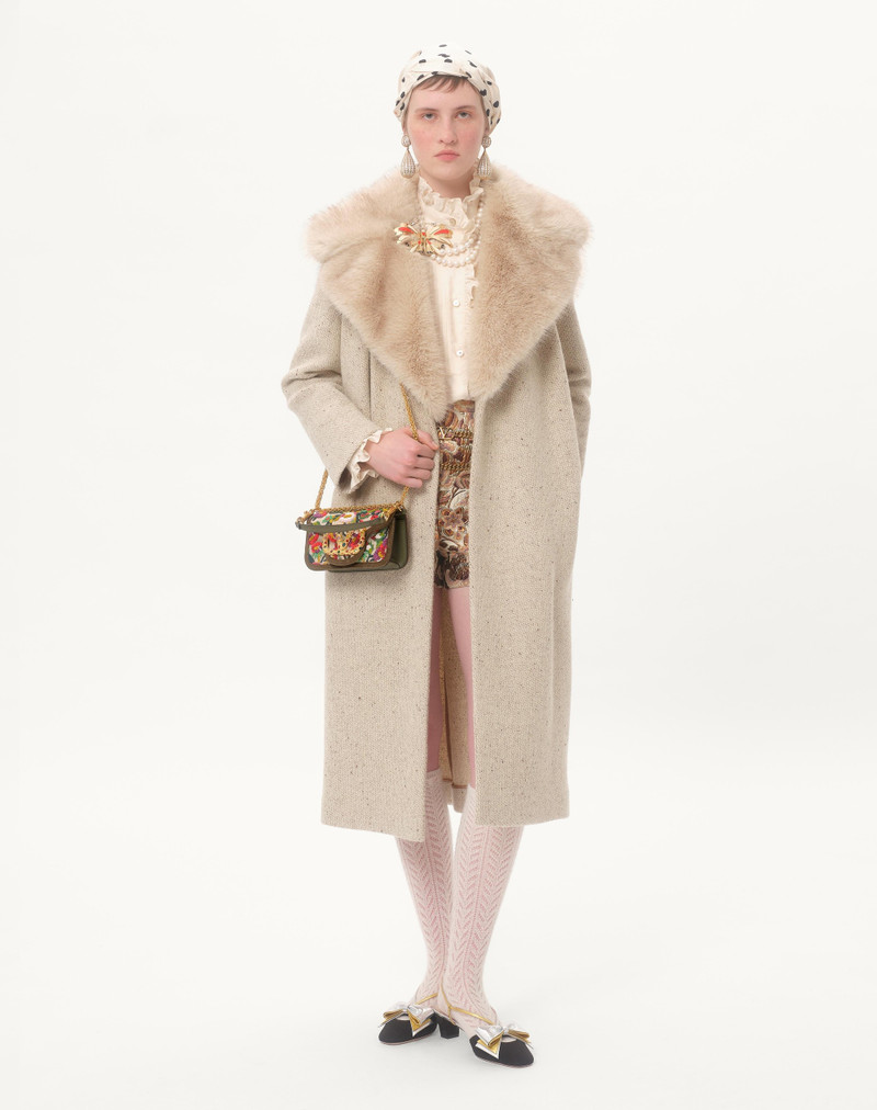 VALENTINO GARAVANI LOCÒ SMALL SHOULDER BAG EMBROIDERED WITH JEWEL LOGO 2