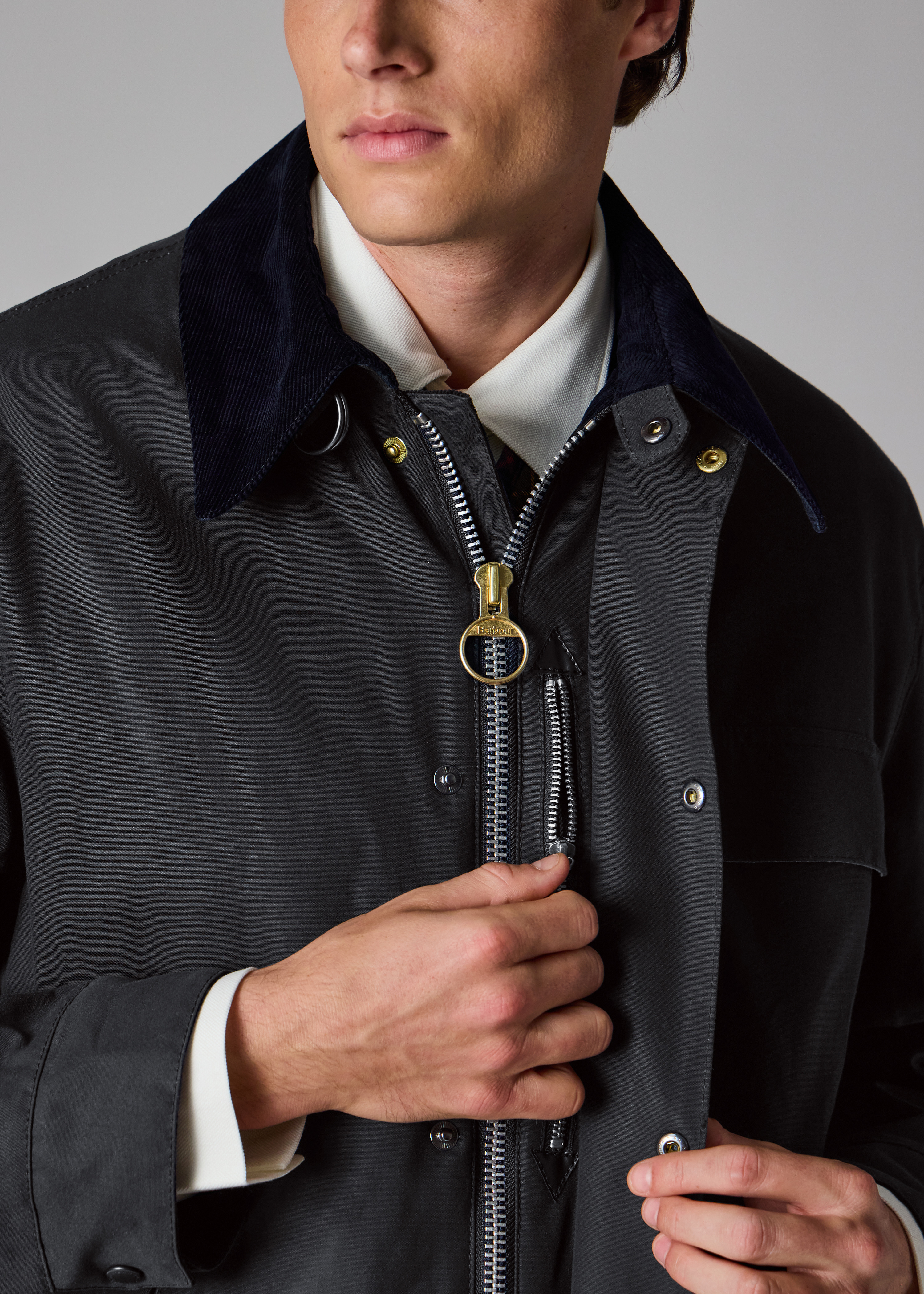Paul Smith loves Barbour - Navy Beeston Wax Jacket - 8