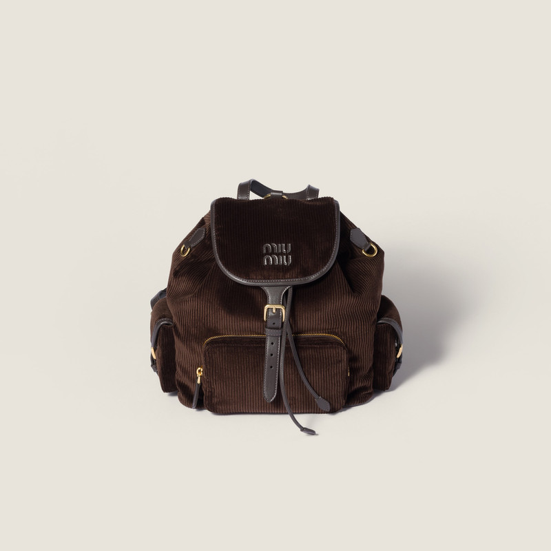 Corduroy backpack 1