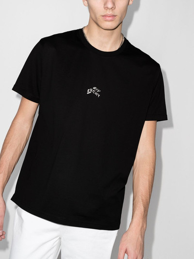 Givenchy embroidered refracted logo T-shirt outlook