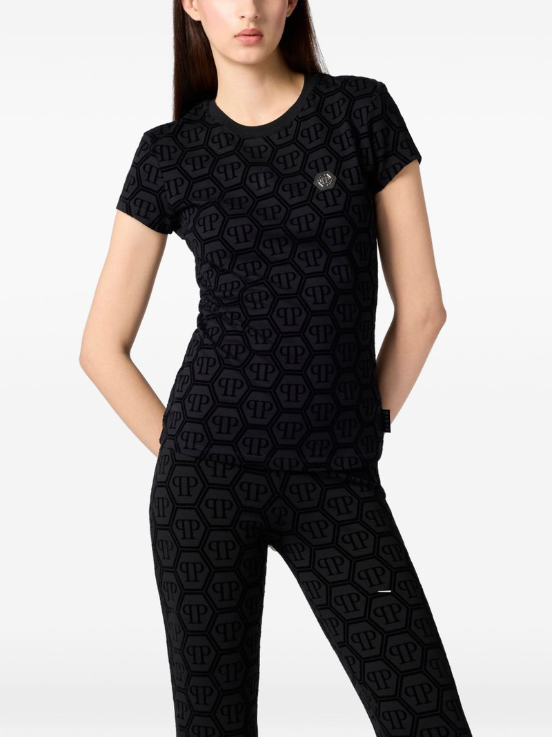 jacquard monogram T-shirt 3