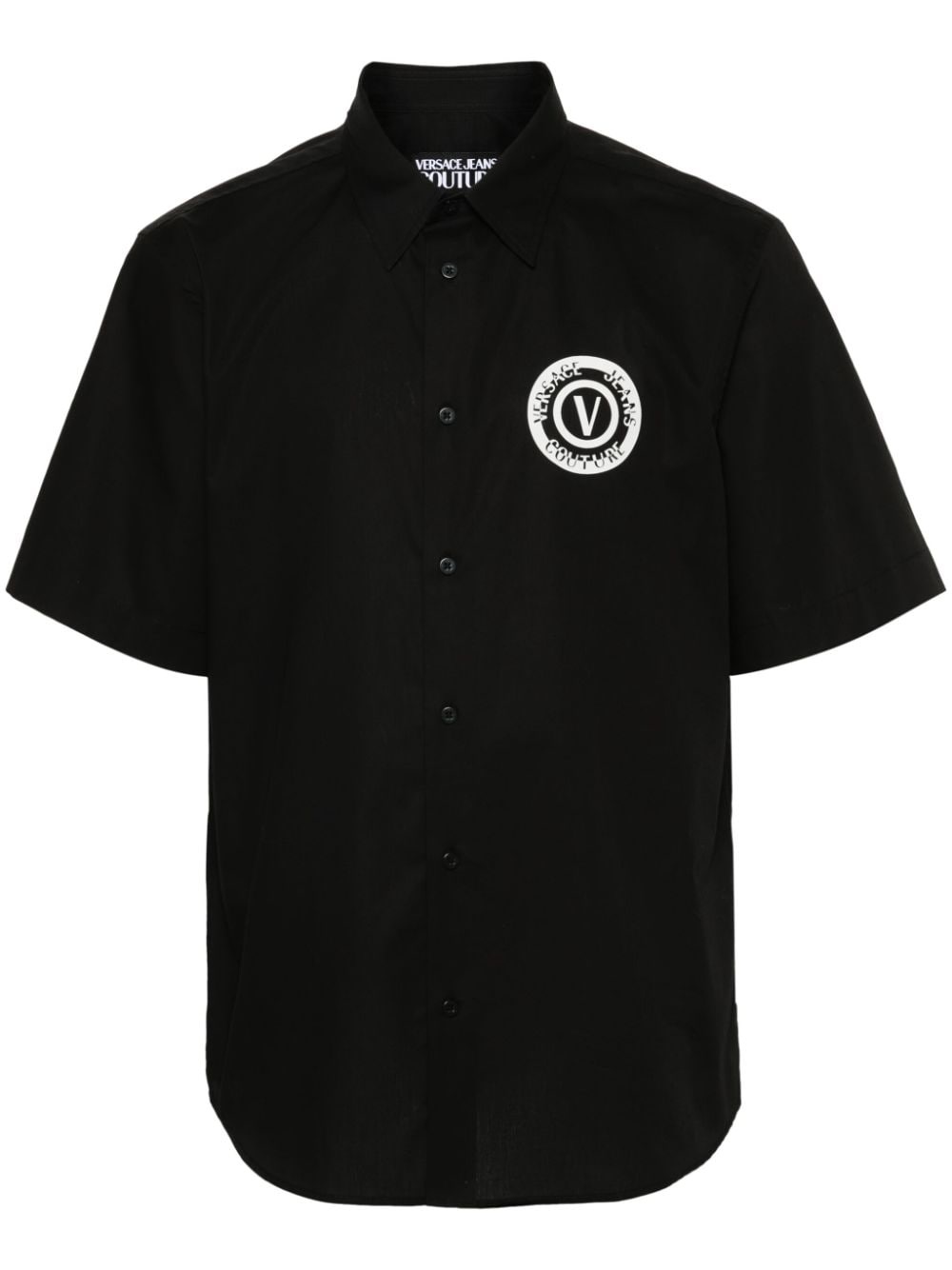 V-Emblem cotton shirt - 1