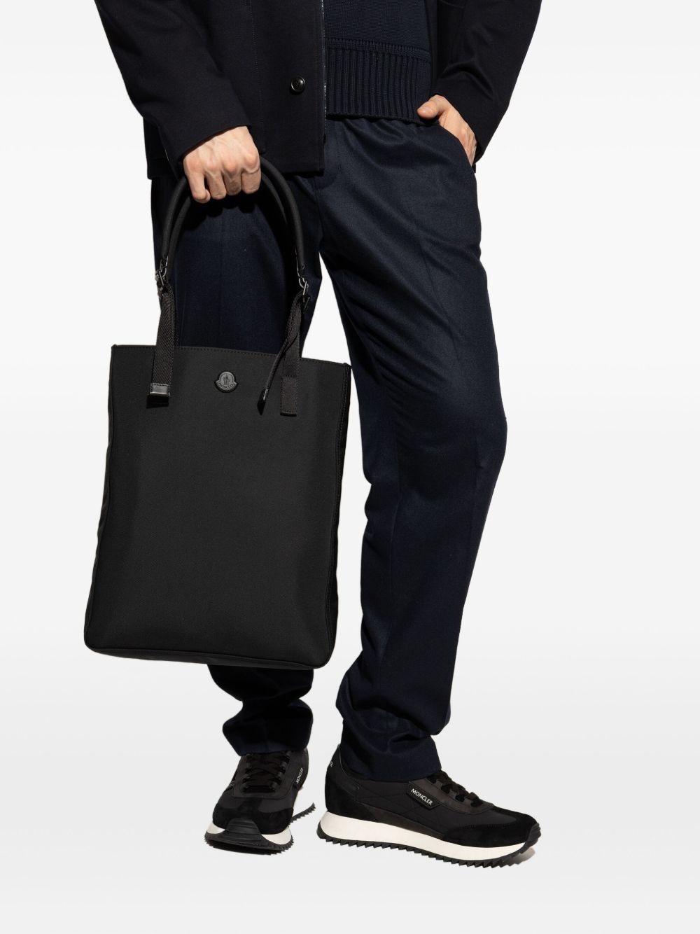Pierrick logo-patch tote bag - 2