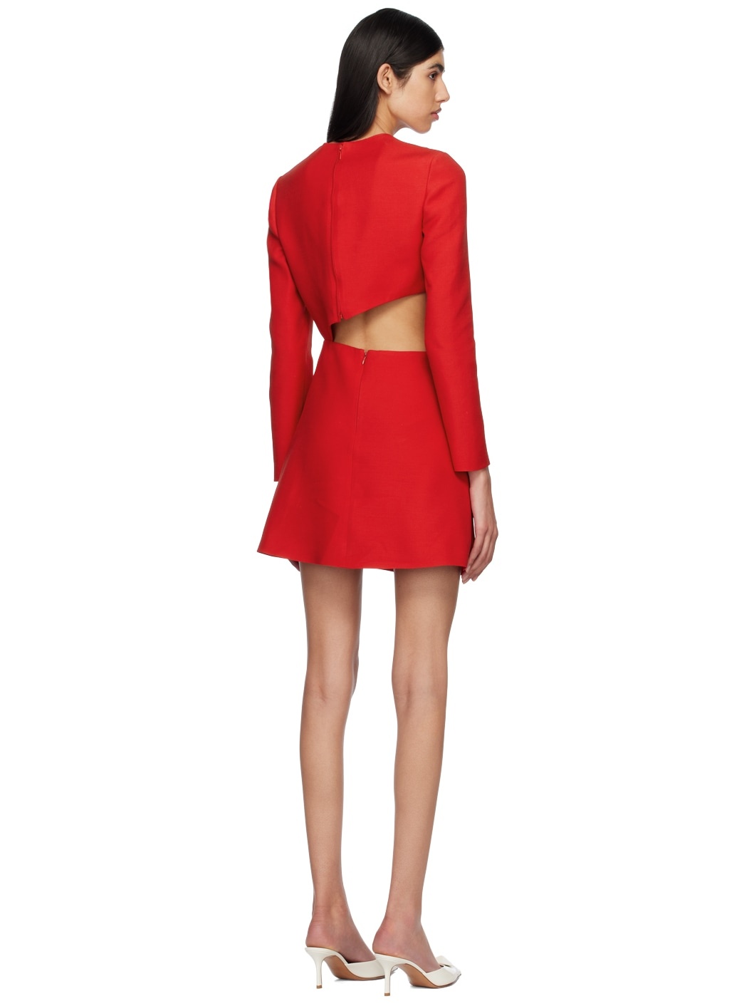 Red Cutout Minidress - 3