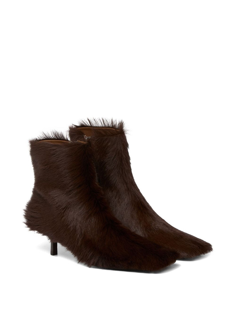 Marsèll brushed-finish kitten-heel boots outlook