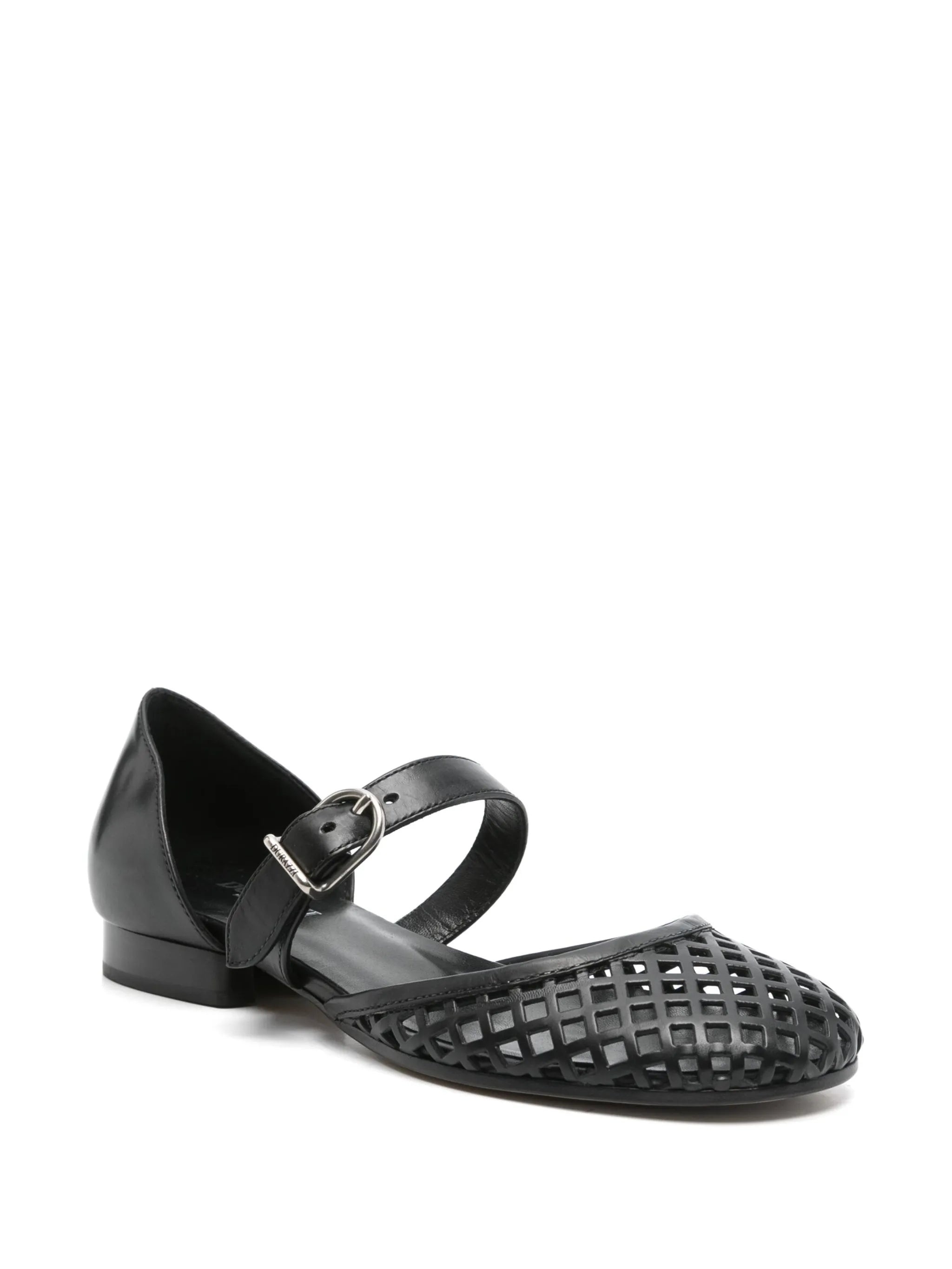 Cut Out-detail Ballet Flats - 4