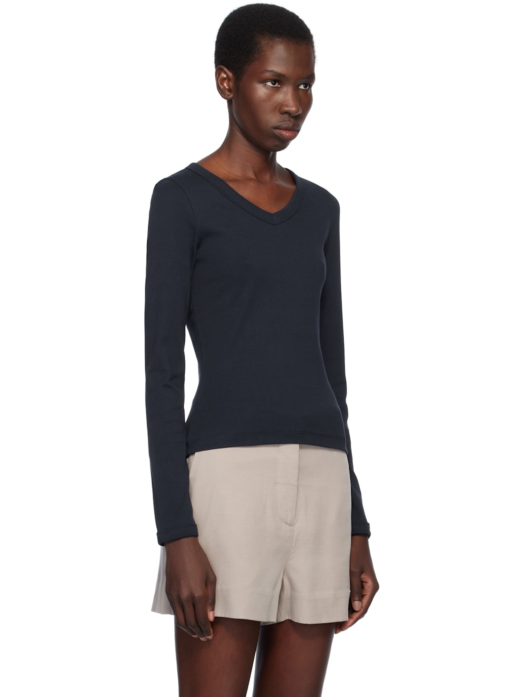 Navy Jill Longsleeve T-shirt - 2