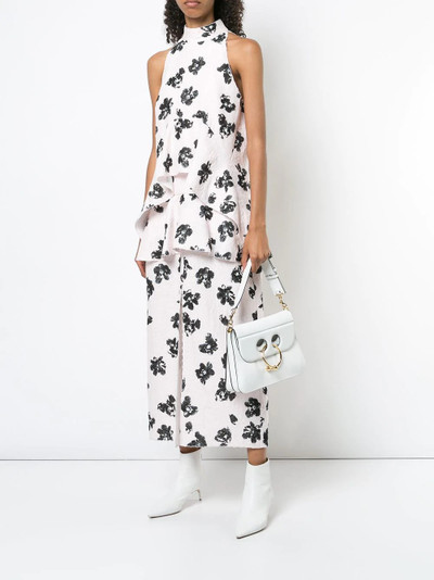 Proenza Schouler floral print draped dress outlook