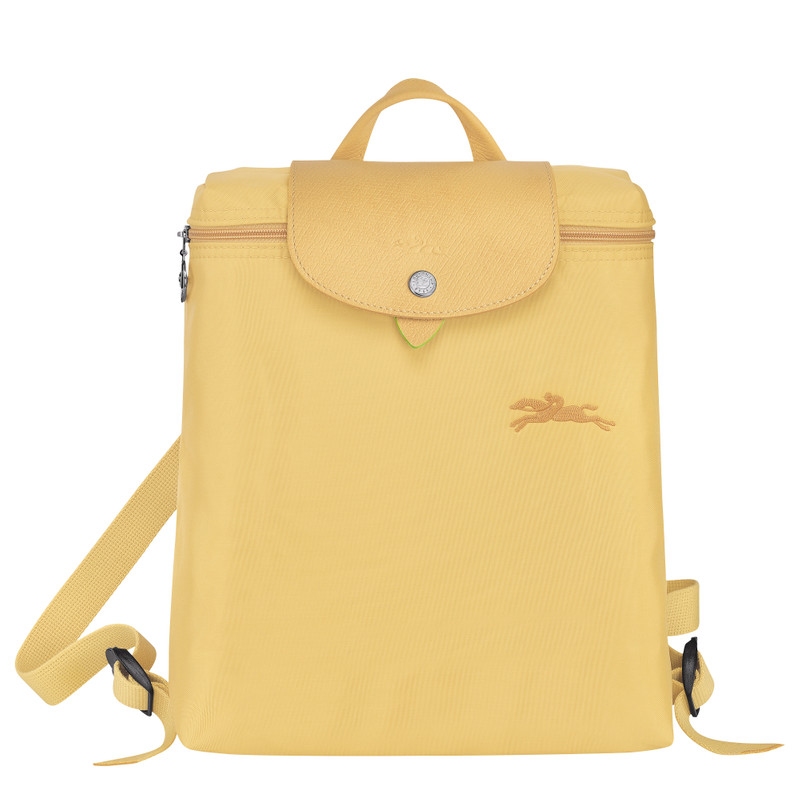 Le Pliage Green Backpack Wheat - Recycled canvas 1