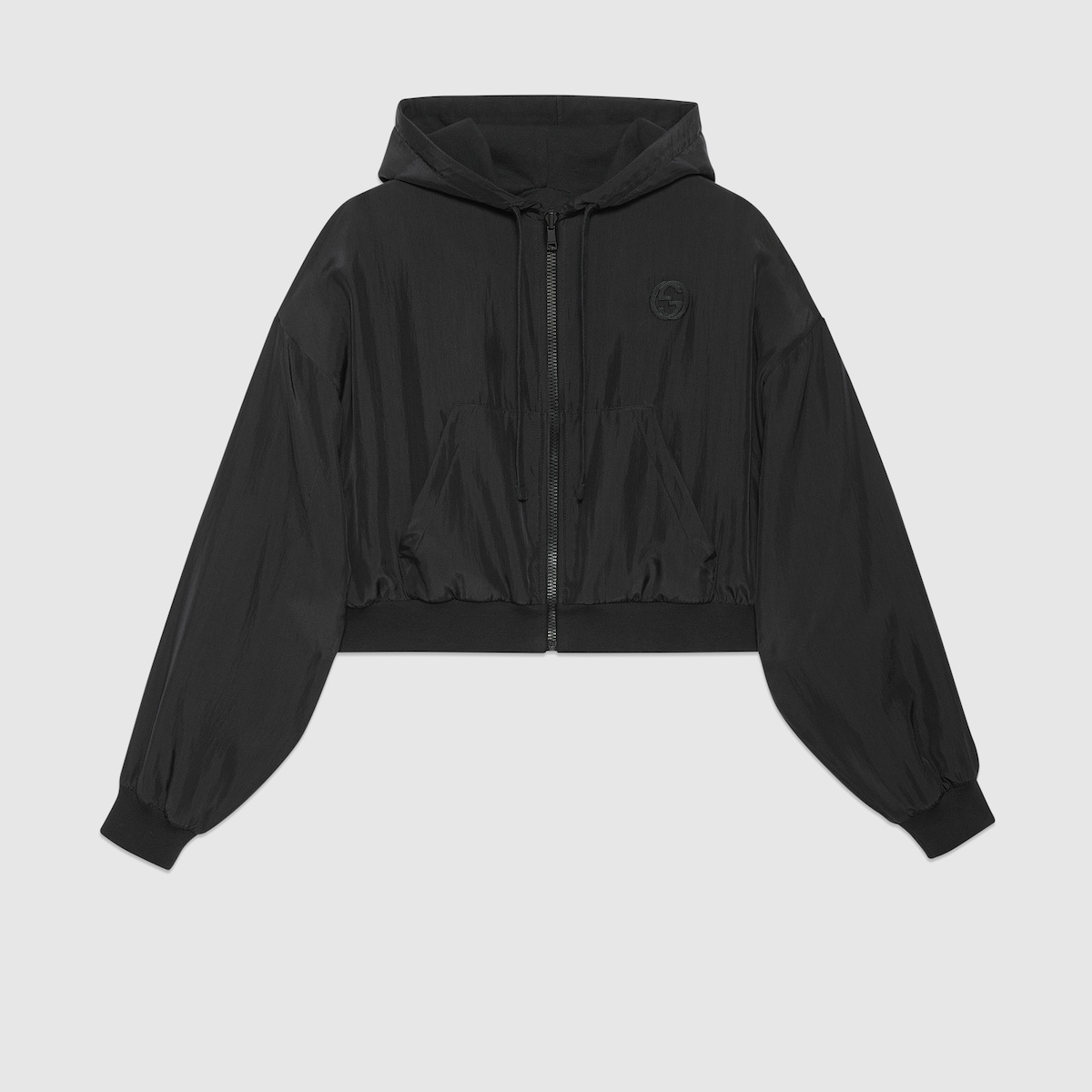 Reversible cotton jersey zip jacket - 1